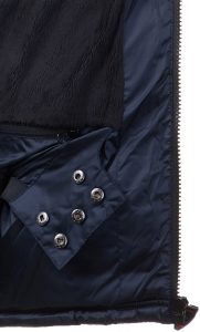 Detalles del Forro Interior del Abrigopara Hombre de Geographical Norway danone Men 001 en Azul Oscuro