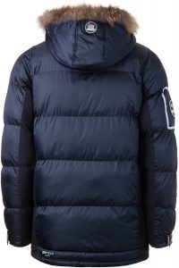 Espalda del Abrigo para Hombre de Geographical Norway danone Men 001 en Azul Oscuro