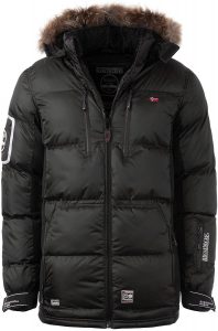 Abrigo para Hombre de Geographical Norway modelo danone Men 001 en color Negro