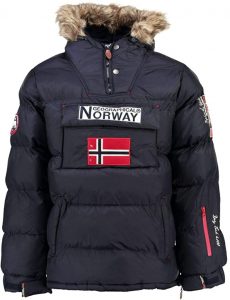 Abrigo para Niña de Geographical Norway: modelo chaqueta Anson 068 en azul oscuro