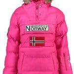Abrigo para Niña de Geographical Norway: modelo chaqueta Anson 068 rosa