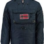 Abrigo para Niño Geographical Norway modelo: Parka Biblos 001 en Azul Marino Oscuro