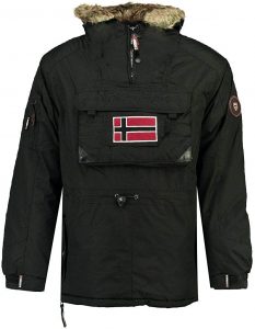 Abrigo para Niño Geographical Norway modelo: Parka Biblos 001 en Negro